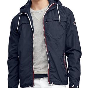 Polo by Ralph Lauren Navy Hooded Windbreaker